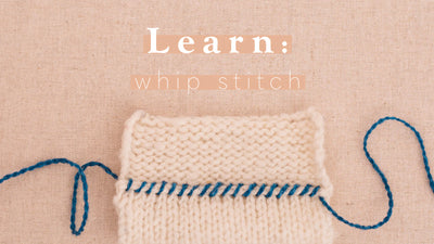 How to Whip Stitch