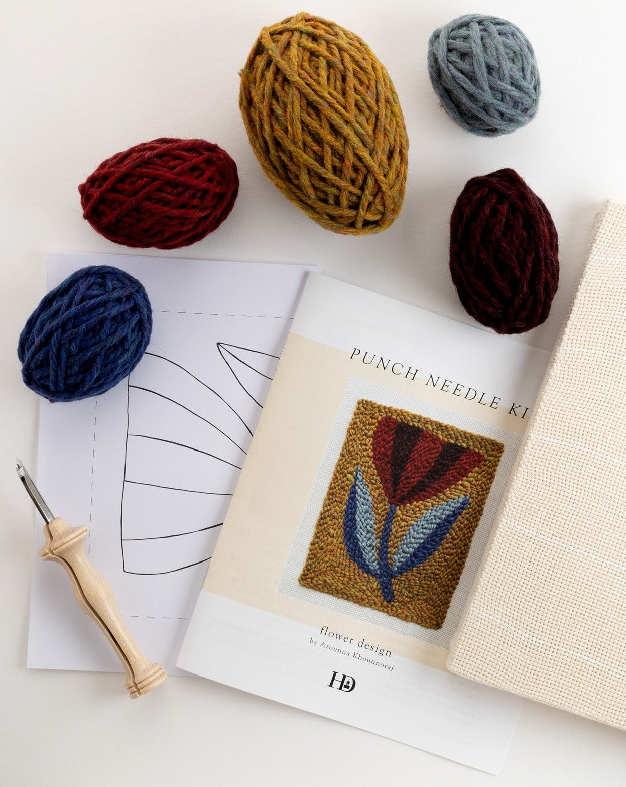 Arounna Khounnoraj For Purl Soho: Punch Needle Flowers - Purl Soho, Beautiful Yarn For Beautiful KnittingPurl Soho
