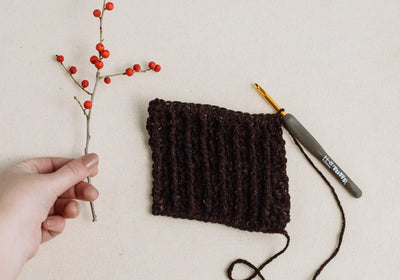 How to Front Post Crochet and Swatch
