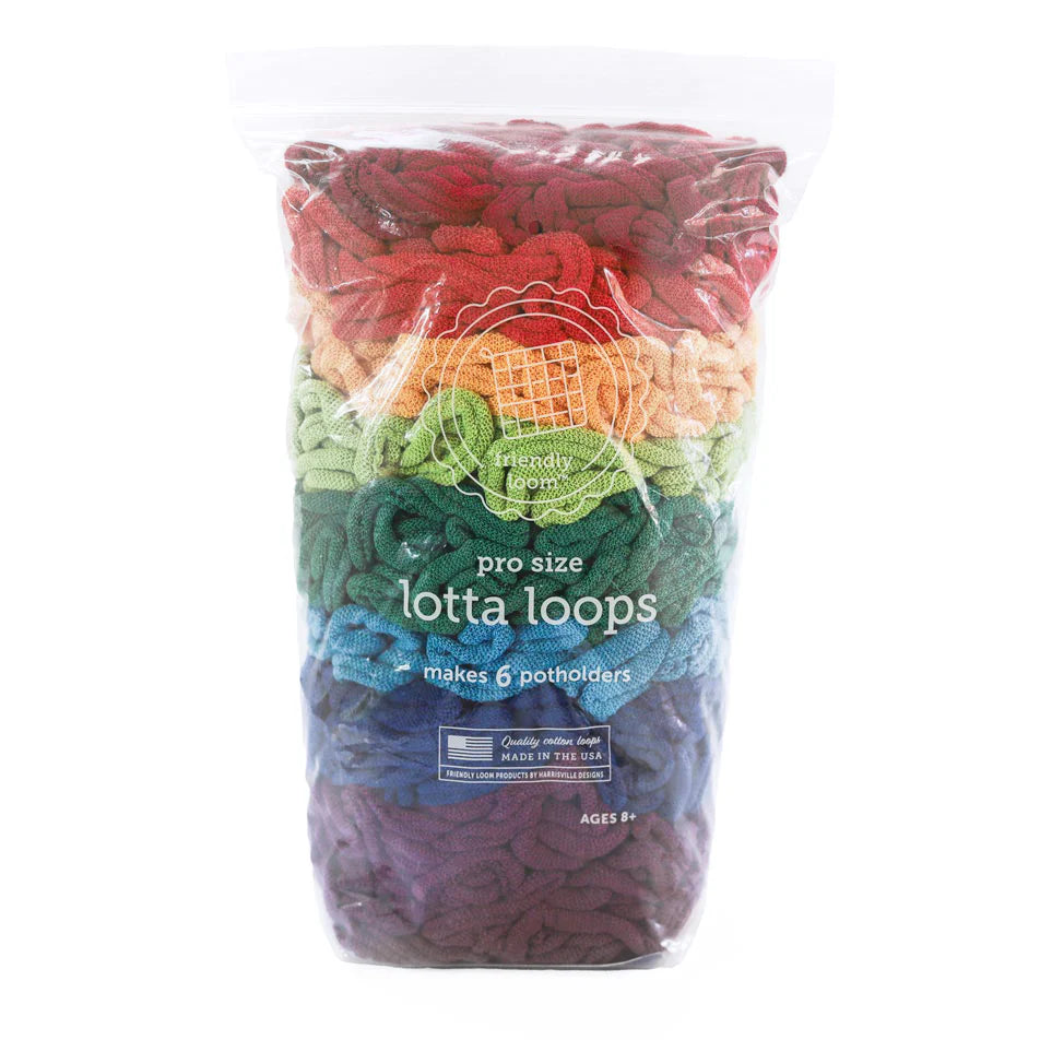 Anelli Cotone Friendly Loom - 17,8 Cm, Per Presine 15x15 Cm, Fatto USA - Foto 9