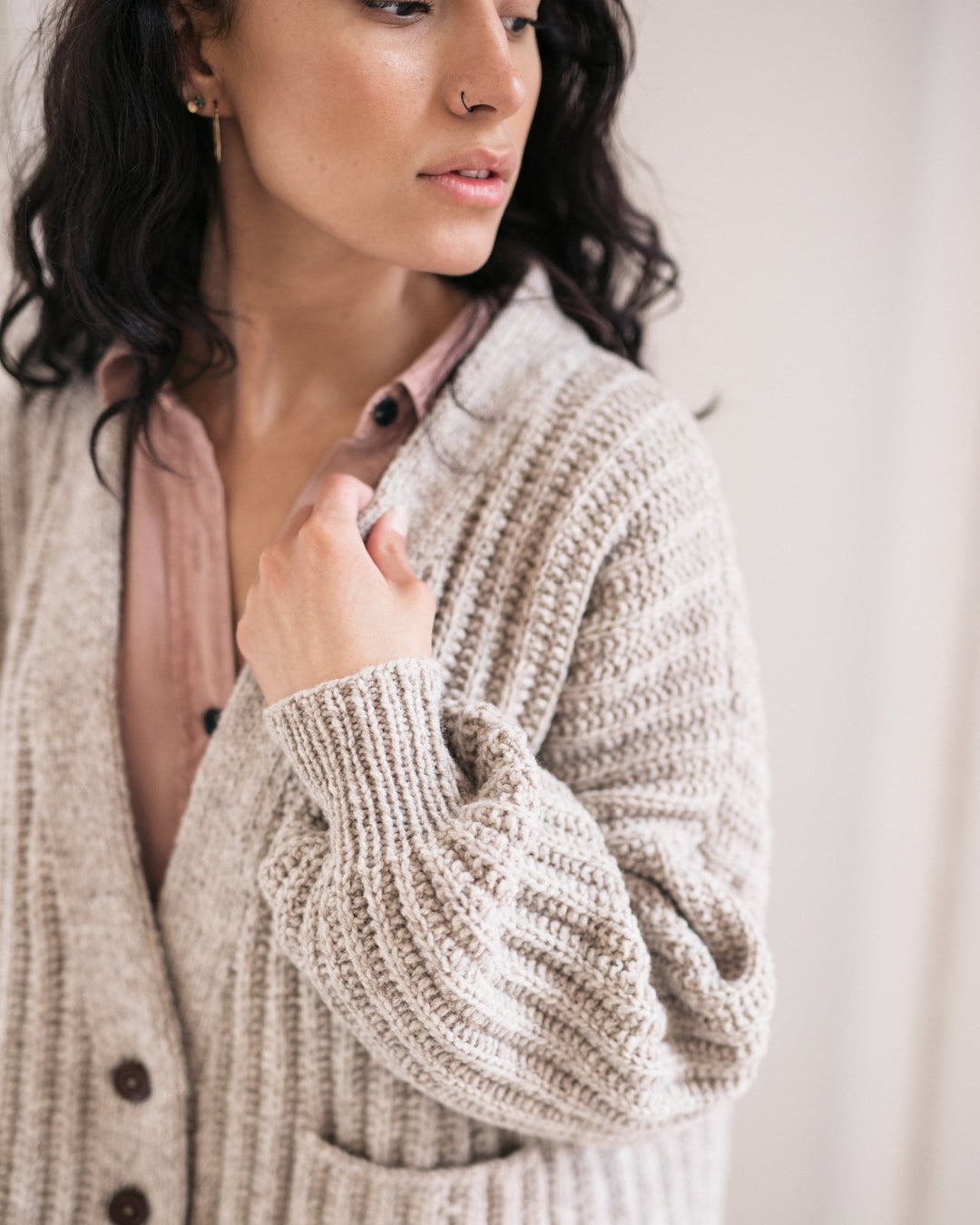Morchella Cardigan – Harrisville Designs, Inc.