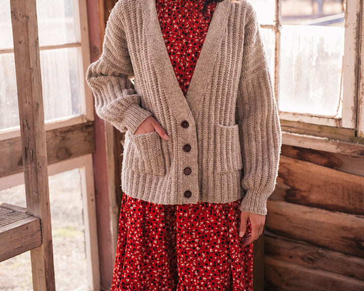 Morchella Cardigan – Harrisville Designs, Inc.