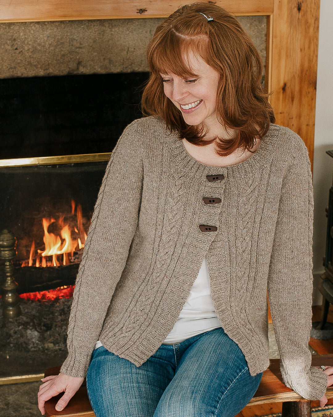 Hemingway Cardigan Knitting Pattern Harrisville Designs Harrisville Designs Inc