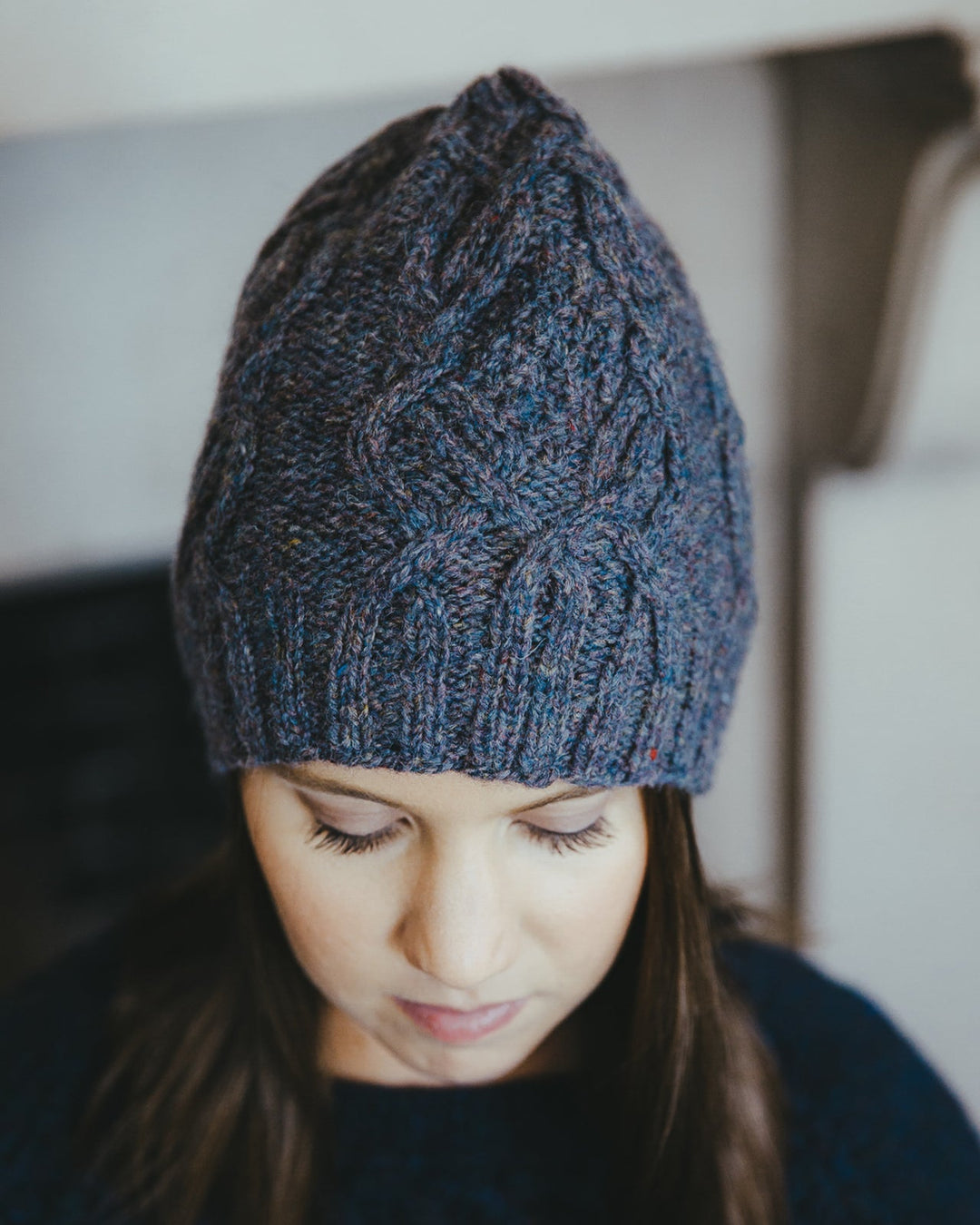 ウィッグ・エクステ SCARF HAT (M) / Checked-Navy SCARF HAT (M) / Checked-Navy