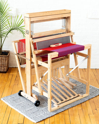 Harrisville Designs floor loom for weaving